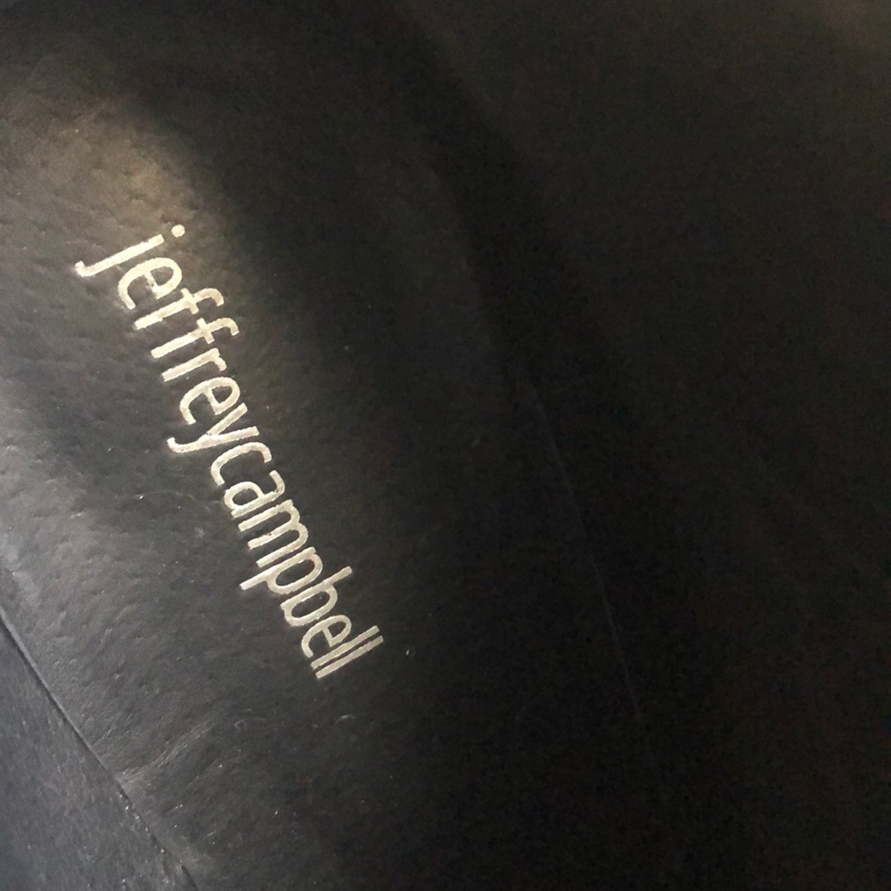 Jeffrey Campbell Final Snake Print Python Boots - image 5